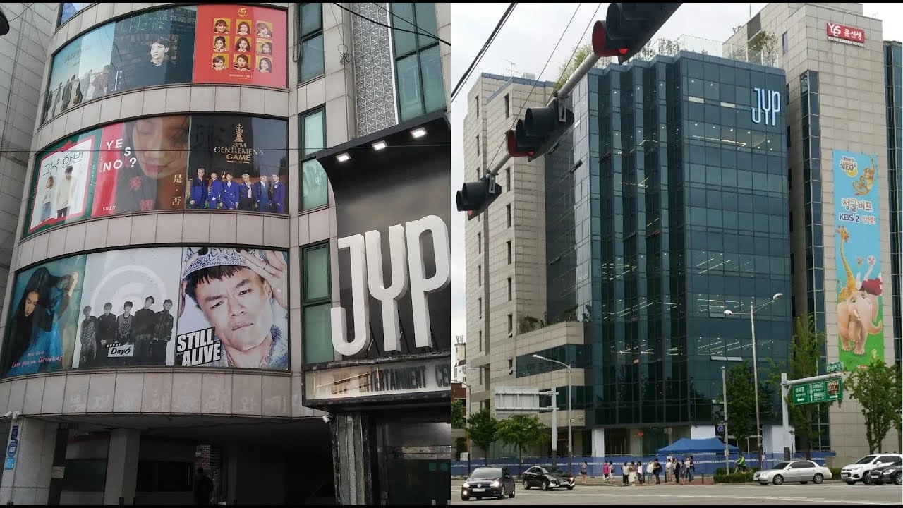 Tòa nhà JYP đặt ở Seongnae-dong sau khi rời khỏi Gangnam 